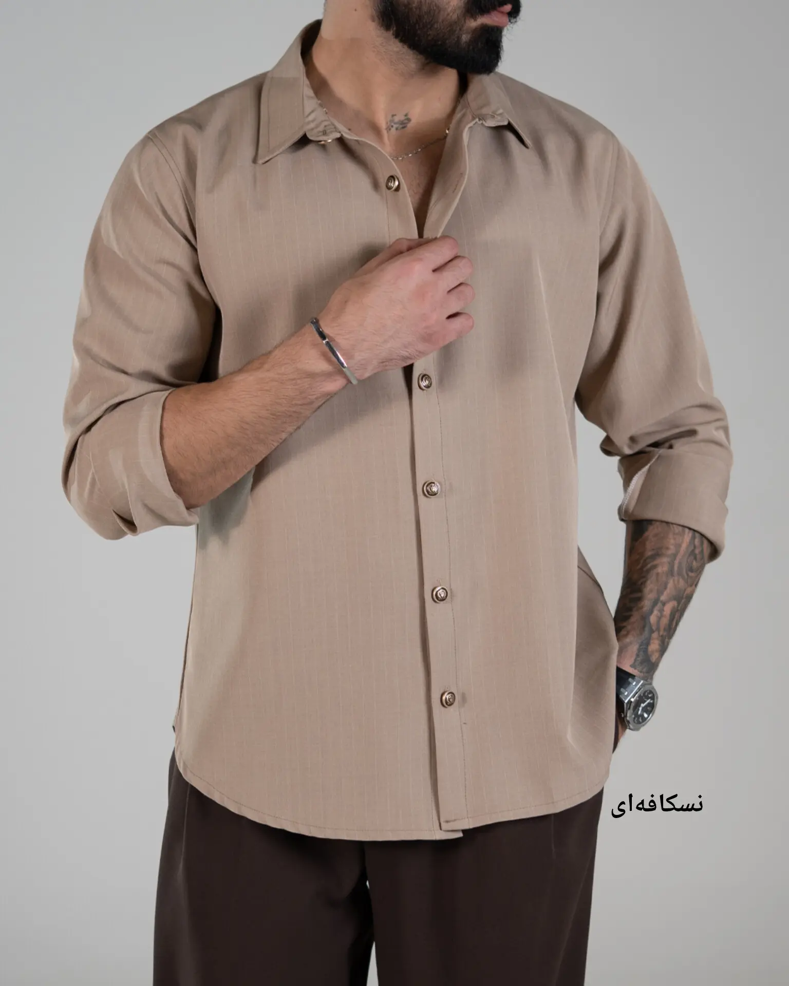 پیراهن کاپلی آلندا-کد5518